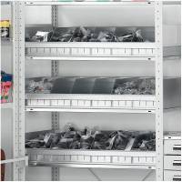 Skilleplade til Boltless reol sm&aring;tingsopdeling 300mm