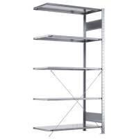 Boltless følgesektion lagerreol krydsryg 2000x750x300mm 250kg