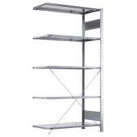 Boltless følgesektion lagerreol rygkryds 2500x750x300 250 kg