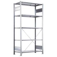 Boltless startsektion lagerreol krydsryg 3000x750x300mm 250kg