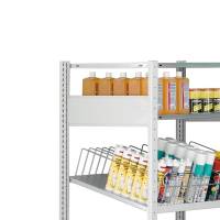 Tv&aelig;rplade til Boltless lagerreol dybde 800mm RAL 7035