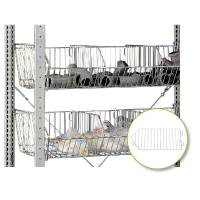 Skilleplade til tr&aring;dgitterkurv Boltless 240x950x500mm