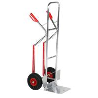 S&aelig;kkevogn i aluminium med glideskinner - kapacitet 180 kg