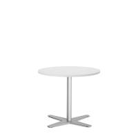 Amy cafebord &Oslash;65cm h&oslash;jde 56,5cm hvid med alugr&aring; stel