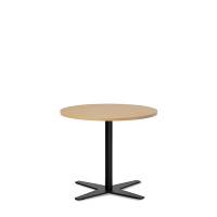 Amy cafebord Ø65cm højde 56,5cm bøg med sort understel