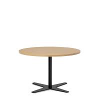 Amy cafebord Ø90cm h:56,5cm bøg laminat med sort understel