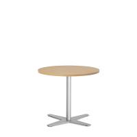 Amy cafebord Ø65cm højde 56,5cm bøg med alugråt understel