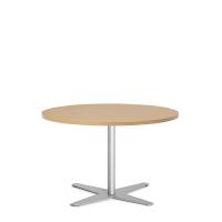 Amy cafebord &Oslash;90cm h:56,5cm b&oslash;g laminat med alugr&aring;t understel
