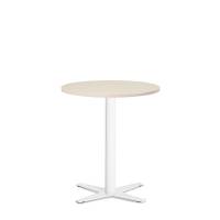 Amy cafebord &Oslash;65cm h&oslash;jde 73,5cm birk med hvidt understel