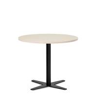 Amy cafebord &Oslash;90cm h&oslash;jde 73,5cm birk med sort understel