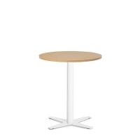Amy cafebord &Oslash;65cm h&oslash;jde 73,5cm b&oslash;g med hvidt understel