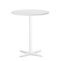 Amy cafebord Ø90cm højde 105cm antracit hvid med hvidt stel