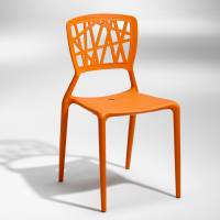 Inca stabelbar plaststol orange
