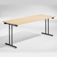 Dinner Style klapbord 180x80cm eg med sort stel