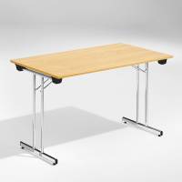 Dinner Style klapbord 120x80cm eg med krom stel