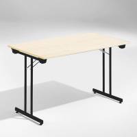 Dinner Style klapbord 120x80cm birk med sort stel