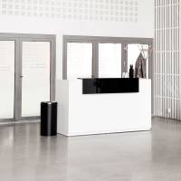 Libra Receptionsskranke komplet med skrivebord 173 cm hvid
