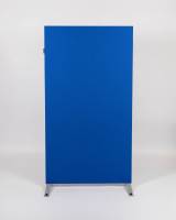 Sk&aelig;rmv&aelig;g ESD med lydabsorbering 80x145cm bl&aring;