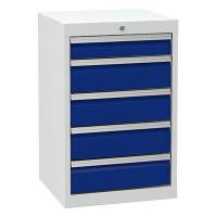 Værksted skuffesektion 819x530x500mm med 5 skuffer