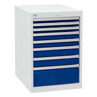 V&aelig;rksted skuffesektion 819x555x736mm 8 skuffer
