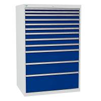Værksted skuffesektion 1519x1005x736mm med 12 skuffer