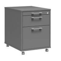 Office skuffesektion med 3 skuffer antracit