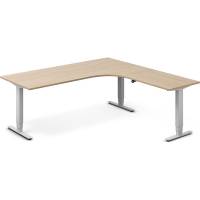 Office h&aelig;ve-s&aelig;nkebord h&oslash;jrevendt 200x200cm eg med s&oslash;lv stel