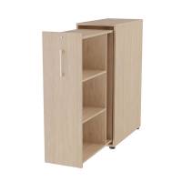 Office Towerskab 120x40cm h&oslash;jre &aring;bning eg med hvidt greb