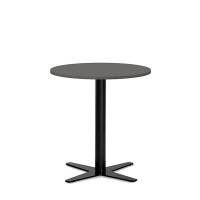Amy cafebord Ø65cm højde 73,5cm i antracitgrå med sort stel