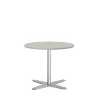 Amy cafebord &Oslash;65cm h:56,5cm lys gr&aring; med facetkant alugr&aring; stel