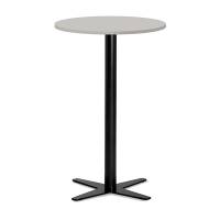 Amy cafebord &Oslash;65cm h&oslash;jde 105cm gr&aring; bordplade med sort stel