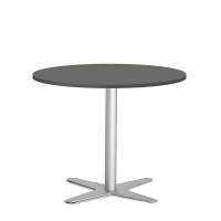 Amy cafebord &Oslash;90cm h:73,5cm antracitgr&aring; med alugr&aring;t stel