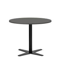 Amy cafebord &Oslash;90cm h:73,5cm antracitgr&aring; med sort understel