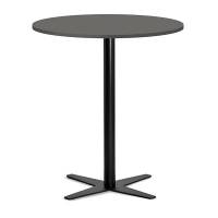 Amy cafebord &Oslash;90cm h&oslash;jde 105cm antracit med sort understel