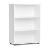 Ekoflex bogreol 1090x800x355mm i hvid laminat