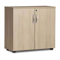 Ekoflex kontorskab 745x800x355mm i eg laminat med d&oslash;re