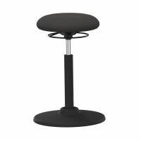 Savo Joi balancestol med sort understel og sort stof