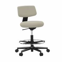 Savo 360H Black Ash kontorstol med fodring beige