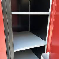 Hylde til oph&aelig;ngsliste til garderobeskab, 300x550mm, gr&aring;