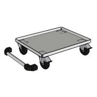 Værksted understel til skuffesektion 530x500mm