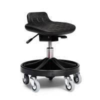 All-round Comfort mont&oslash;rstol lav med let rullende hjul og sort understel