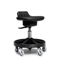 All-round V-matic mont&oslash;rstol lav med let rullende hjul og sort understel