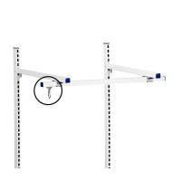 Løbevogn med 4 små hjul og karabinhage til brug i C-profilskinner