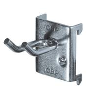 Oph&aelig;ngskrog dobbelt &Oslash;5mm, 38x8mm, pakke &aacute; 5 stk.