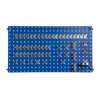 Krogs&aelig;t med 56 kroge til perforerede v&aelig;rkt&oslash;jstavler 