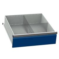 Skuffeindretning kombination H, 700/07 h&oslash;jde 100/125mm