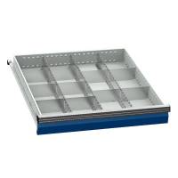 Skuffeindretning kombination I, 700/07 h&oslash;jde 100/125mm