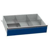 Skuffeindretning kombination I, 700/10 h&oslash;jde 100/125mm 