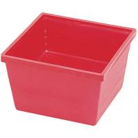 Plastkasse 150x150mm til v&aelig;rkstedsskuffe med h&oslash;jde 100mm, r&oslash;d