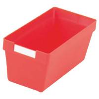 Plastkasse 150x75mm til v&aelig;rkstedsskuffe med h&oslash;jde 100mm, r&oslash;d